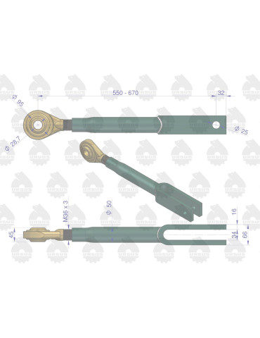 WIESZAK 89450989 LEWY URSUS OEM 2