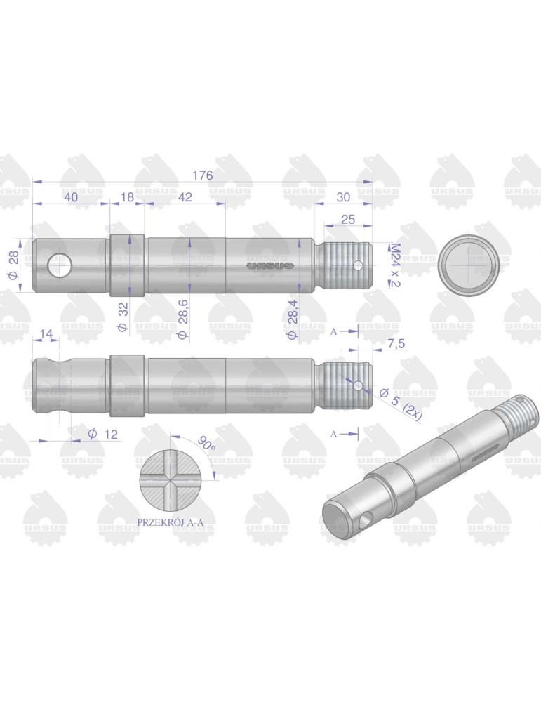 SWORZEŃ 89400003
ramienia podnośnika do wieszaka