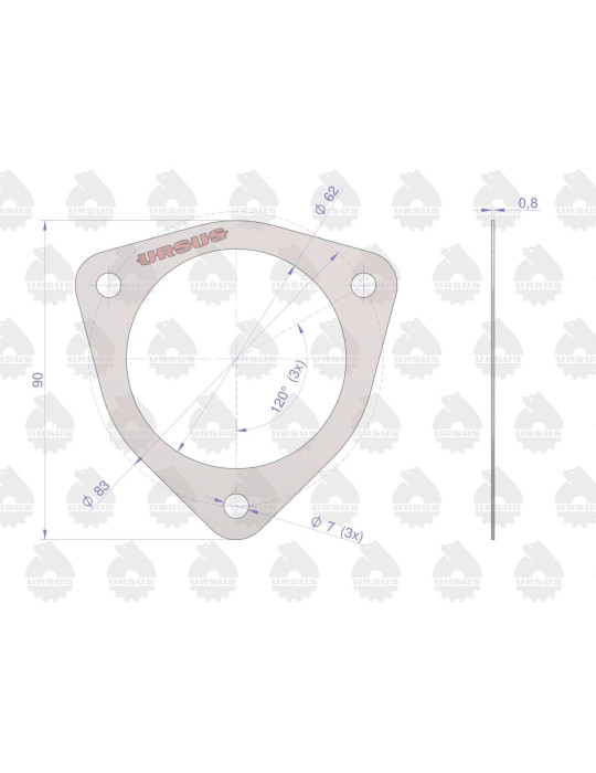 Uszczelka 80005087
tetmostatu
