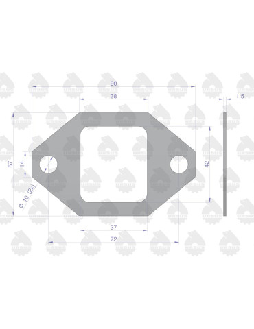 Uszczelka 80005091 KOLEKTOR WYDECHOWY
 80005091
kolektora wydechowego 2