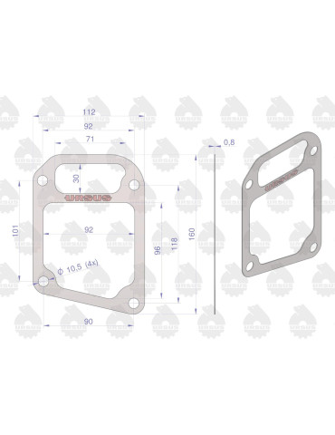 U 89017012 KORPUS POMPY WODY PŁASKI WIRNIK
pod podstawę pompy wody C-385 2