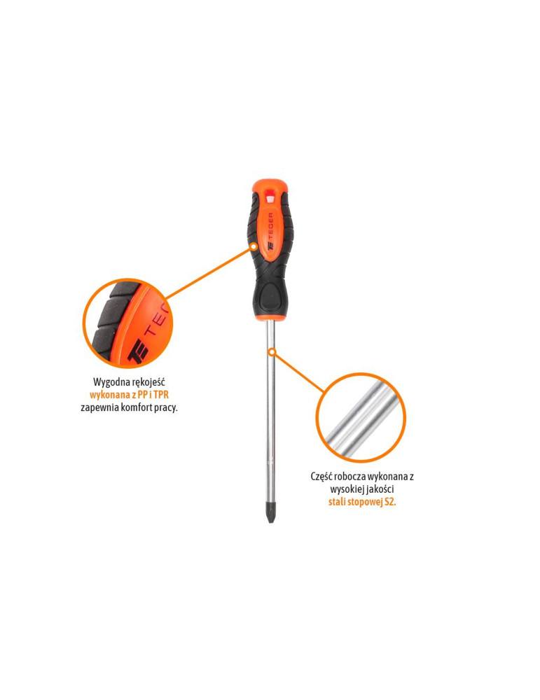 ZESTAW WKRĘTAKÓW 8 SZT TEGER
Zestaw wkrętaków 8 szt / TEGER
Indeks T-W-ZWK002