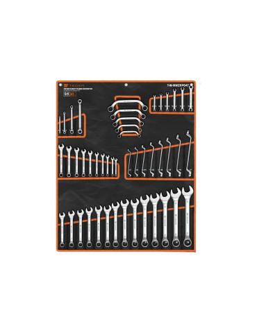 ZESTAW KLUCZY PŁASKOOCZ.TEGER 47
Zestaw kluczy płasko-oczkowych 47 szt / TEGER
Indeks T-W-NWZKPO47

