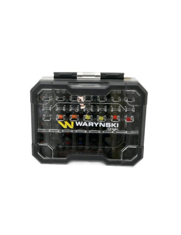ZESTAW KOŃCÓWEK WKRĘT UDAROWYCH
WMA141
Zestaw końcówek udarowych kodowanych kolorem 50 el Waryński
Indeks WMA141 2
