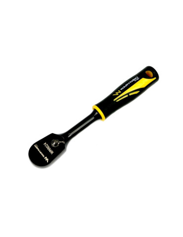 GRZECHOTKA 1/4" 90T PÓŁHERME 
WMR024
Grzechotka semihermetyczna 1/4". 90 T. Waryński