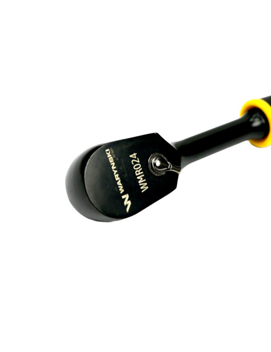 GRZECHOTKA 1/4" 90T PÓŁHERME 
WMR024
Grzechotka semihermetyczna 1/4". 90 T. Waryński