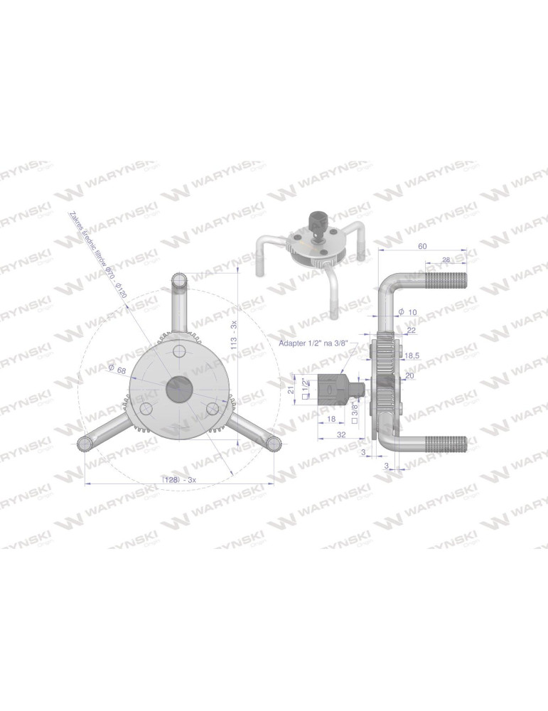 Klucz do filtrów trójramienny
Kramp1812302501
wmk162
