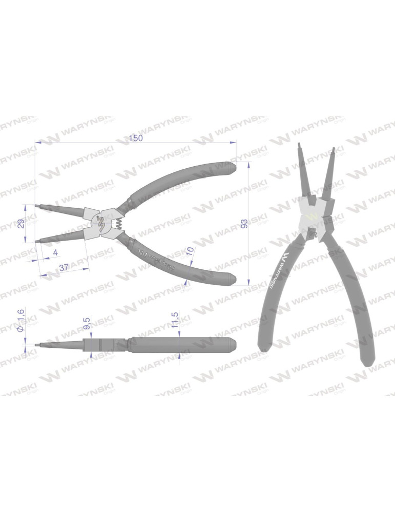 SZCZYPCE DO PIER.OSAD.W 150 PROSTE Waryński
WMP102
