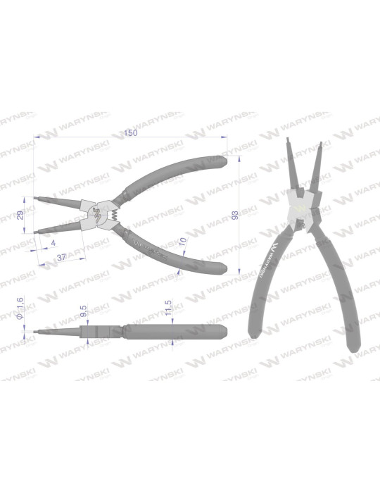 SZCZYPCE DO PIER.OSAD.W 150 PROSTE Waryński
WMP102
