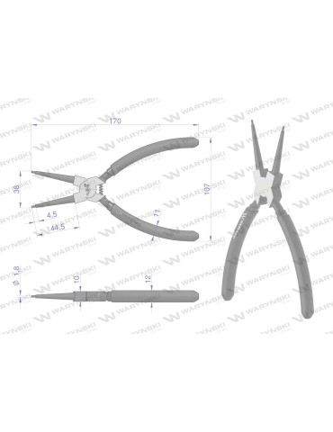 SZCZYPCE DO PIER.OSAD.W 180 PROSTE Waryński
WMP106 2