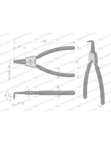 SZCZYPCE DO PIER.OSAD.Z 200 WYGIĘTE Waryński
WMP111 2