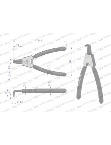 SZCZYPCE DO PIER.OSAD.Z 150 WYGIĘTE Waryński
WMP103
 2