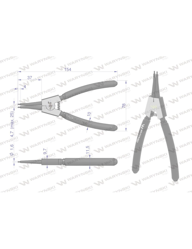 SZCZYPCE DO PIER.OSAD.Z150 PROSTE Waryński
WMP101