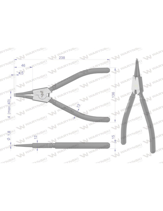 SZCZYPCE DO PIER.OSAD.Z 240 PROSTE Waryński
WMP113