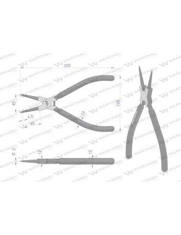 SZCZYPCE DO PIER.OSAD.W 240 PROSTE Waryński
WMP114
 2
