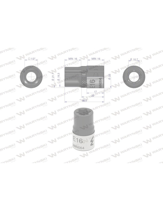 NASADKA STAR 1/2" E16 Waryński
WMN064