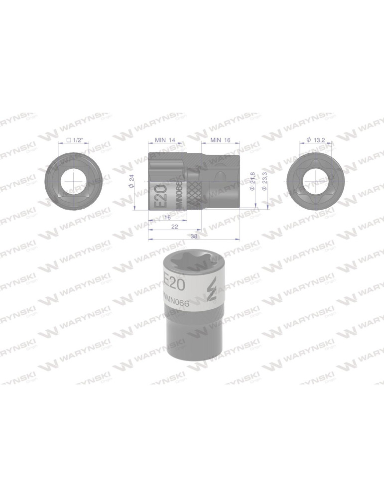 NASADKA STAR 1/2" E20 Waryński
WMN066