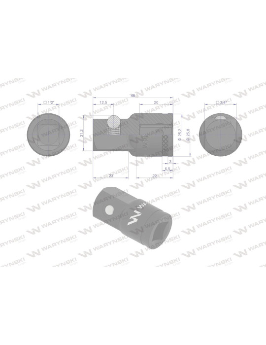 REDUKCJA 1/2"-3/4" 25MM Waryński
WMN240
