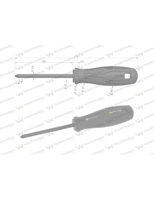 WKRĘTAK PZ2 100MM WARYŃSKI
WMW020