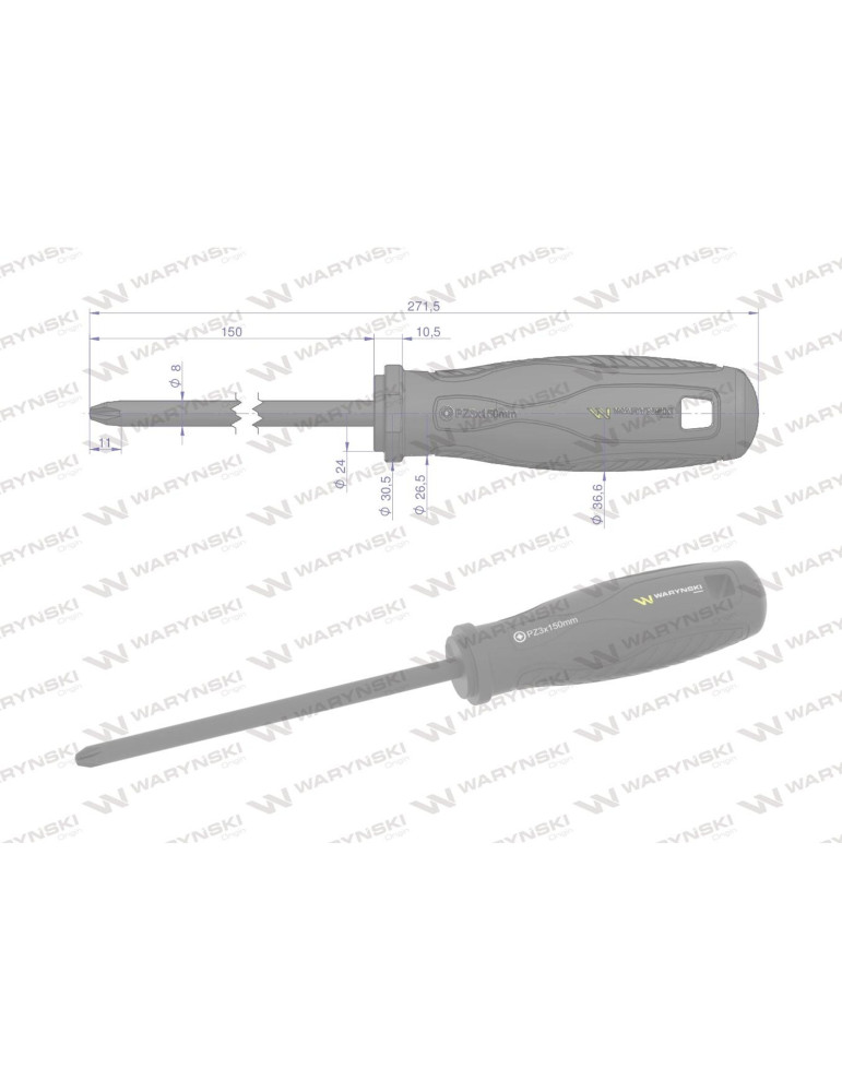 WKRĘTAK PZ3 150MM WARYŃSKI
WMW053