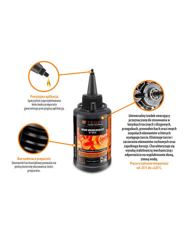 SMAR UNIWERSALNY 70ML TEGER
T-W-CH1054
Smar uniwersalny w tubce, 70 ml, Teger (Pakowane po 12 szt)
 2