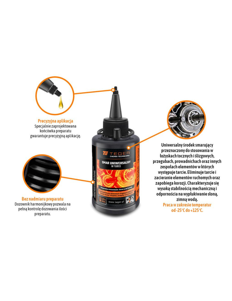 SMAR UNIWERSALNY 70ML TEGER
T-W-CH1054
Smar uniwersalny w tubce, 70 ml, Teger (Pakowane po 12 szt)
