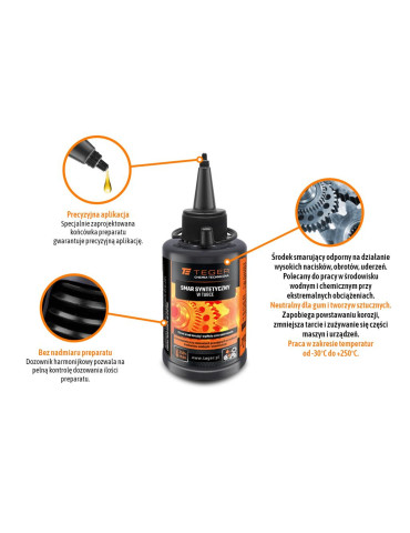 SMAR SYNTETYCZNY 70ML TEGER +250°C
T-W-CH1053
Smar syntetyczny w tubce, 70 ml, Teger 2
