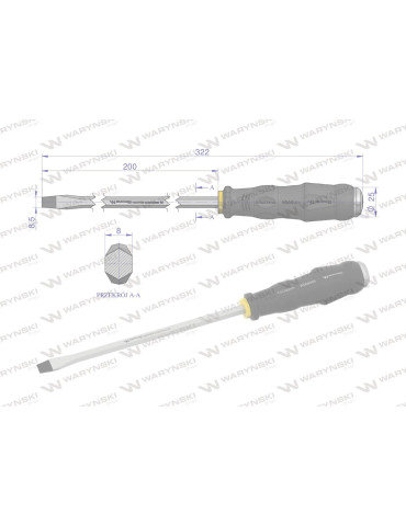 WKRĘTAK DO POBIJANIA  8,5X200MM Waryński
WMW059 2