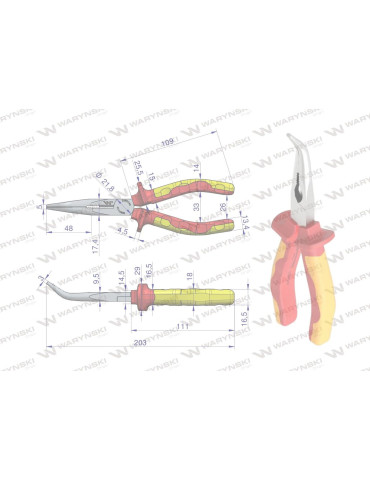 SZCZYPCE IZOL.WYDŁ.WYGIĘTE 200M Waryński
WMP019
 2
