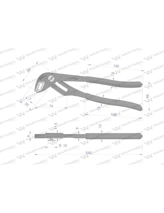 SZCZYPCE DO RUR SZYBKONASTAWNE 250/50mm Waryński
WMH127
