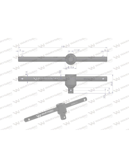 POKRĘTŁO TYPU T.1/4 DO NASADEK WKRĘT.Waryński
WMN111
