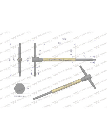 KLUCZ T ZE SPINEREM IMBUS 3MM
WMK137
 2