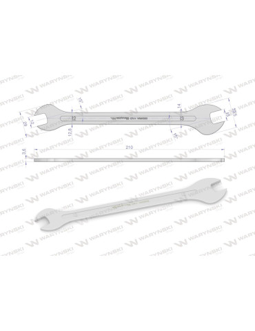 KLUCZ ULTRA PŁASKI 12X13MM
WMK002 2