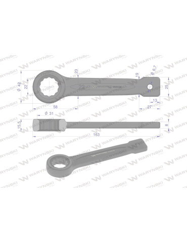 KLUCZ OCZKOWY DO POBIJANIA 22MM
WMK038
 2