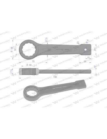 KLUCZ OCZKOWY DO POBIJANIA 32MM
WMK042 2