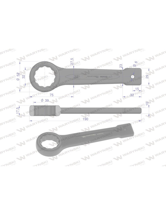 KLUCZ OCZKOWY DO POBIJANIA 32MM
WMK042