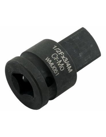 REDUKCJA NASADEK UDAR 1/2"-3/4"

Adapter do nasadek udarowych 1/2" (F) x 3/4" (M). CrMo. Waryński
WMU051