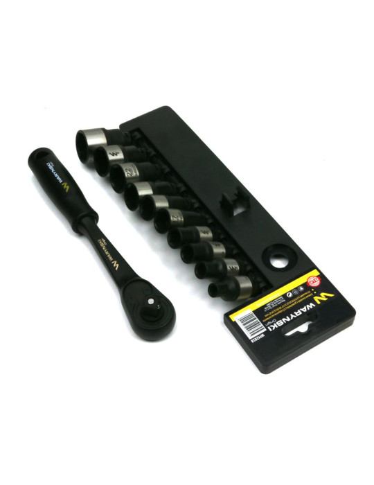 ZESTAW NASADEK 1/2" 8-27 WMZ018
z grzechotką