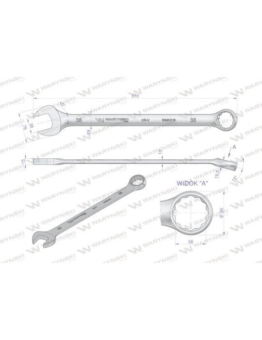 KLUCZ PŁASKO-OCZK. 38MM DŁUGI 510MM
WMK216
5902287167177
