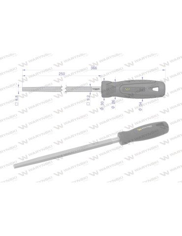 PILNIK KWADRATOWY 250MM WMF012 2
