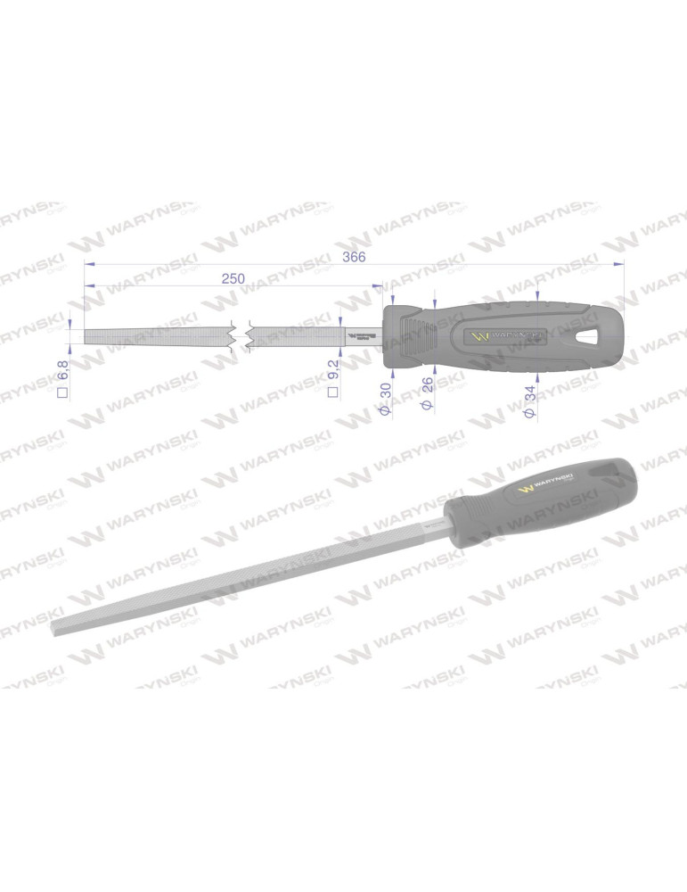 PILNIK KWADRATOWY 250MM WMF012