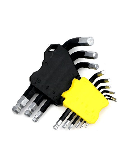 ZESTAW IMBUS 1,5-10MM WMK192
Zestaw kluczy HEX 1.5-10 mm ze stali S2 9el w uchwycie Waryński
Indeks WMK192