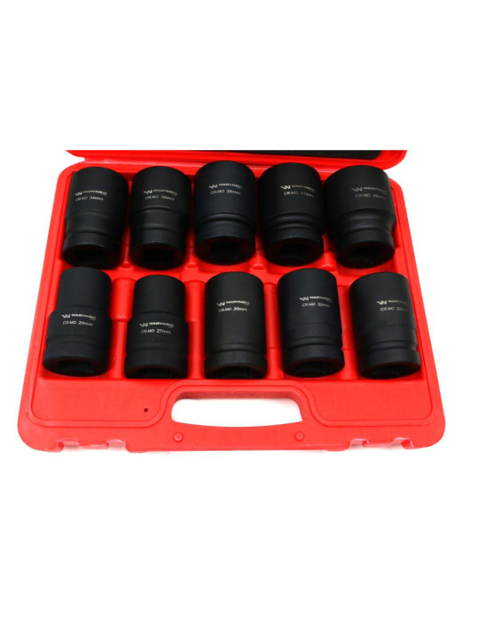 ZESTAW NASADEK UDAROWYCH 1" 10CZ
WMU305
24. 27. 30. 32. 33. 34 .36. 38. 41. 46 mm ze stali CrMo DIN 3129 Waryńsk