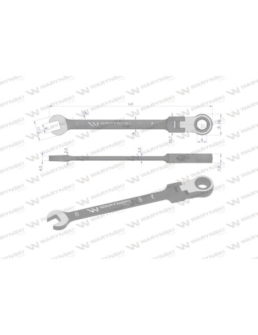 KLUCZ PŁASKO-OCZ 8 GRZECH PRZEGUB
WMK073
 2