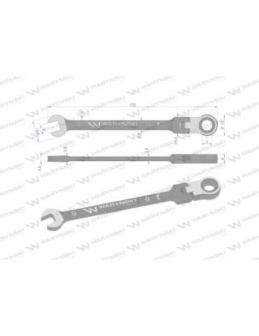 KLUCZ PŁASKO-OCZ 9 GRZECH PRZEGUB
WMK074
 2