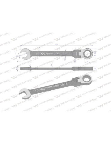 KLUCZ PŁASKO-OCZ 15 GRZECH PRZEGUB
WMK080
 2