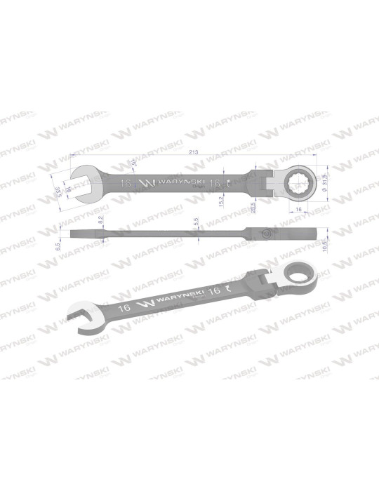 KLUCZ PŁASKO-OCZ 16 GRZECH PRZEGUB
WMK081
