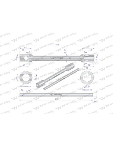 KLUCZ KRZYŻAKOWY DO KÓŁ 24X27MM
Klucz krzyżakowy do kół 24 x 27mm wzmocniony wkladany uchwyt Waryński
Indeks WMK064 2