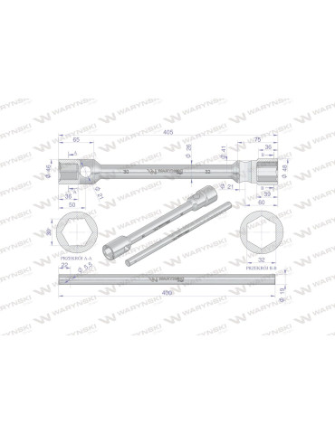 KLUCZ KRZYŻAKOWY DO KÓŁ 30X32MM
Klucz krzyżakowy do kół 30x32mm wzmocniony wkladany uchwyt Waryński
Indeks WMK066 2