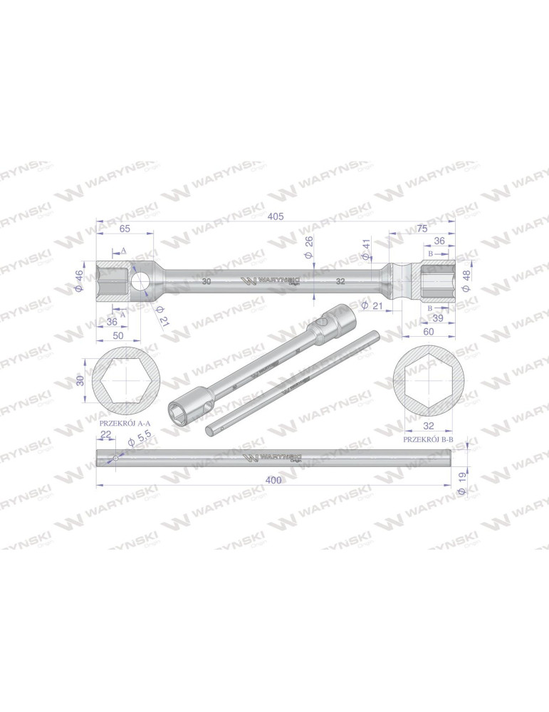 KLUCZ KRZYŻAKOWY DO KÓŁ 30X32MM
Klucz krzyżakowy do kół 30x32mm wzmocniony wkladany uchwyt Waryński
Indeks WMK066